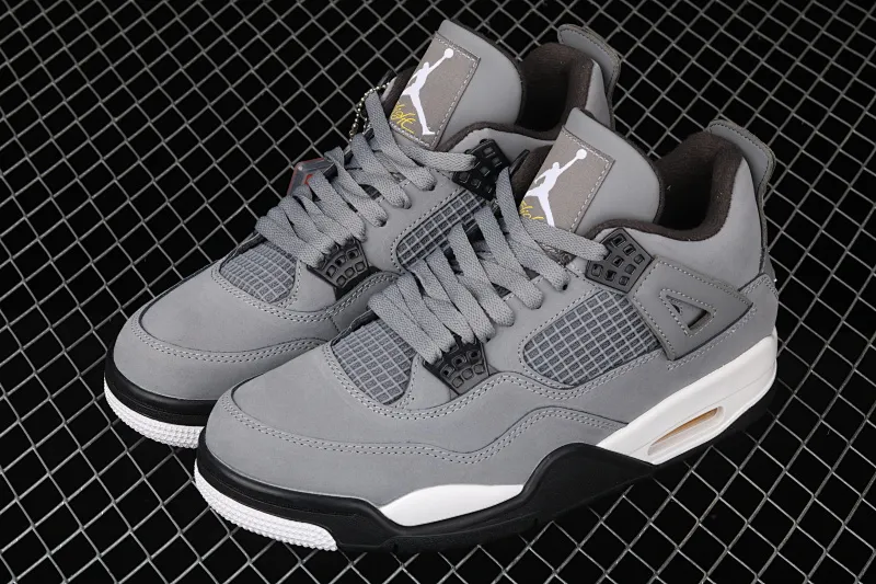 All categories Air Jordan Jordan series basketball shoes Air Jordan 4 Pure original Air Jordan 4 Retro "Cool Grey" AJ4 Joe 4 new cool gray 308497-007